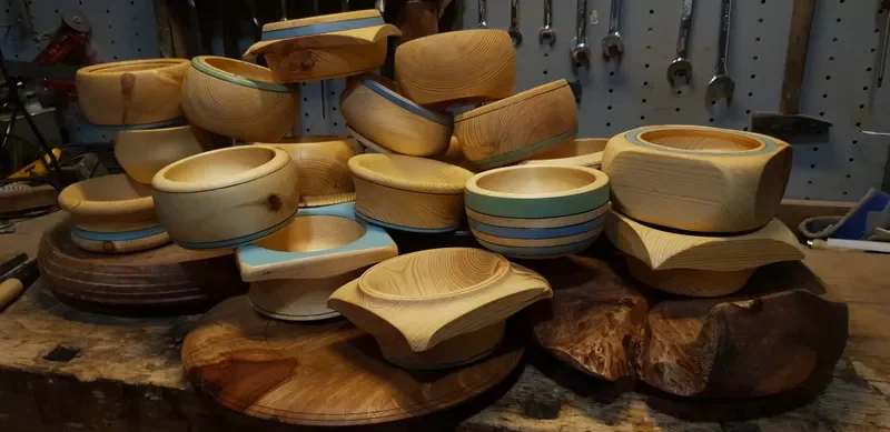 קורס woodturning חריטה בעץ ועבודות אומנות